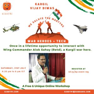 The Story of A Kargil War Hero –  an Online Event by KiddyPi
